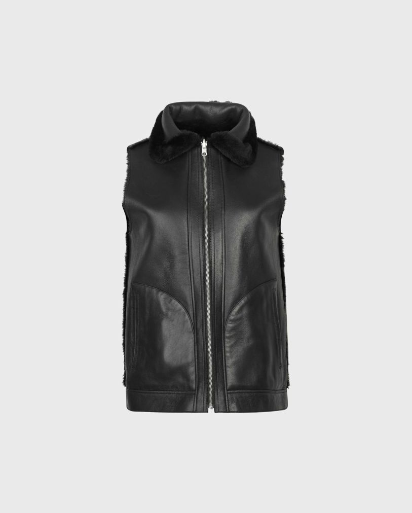 Ready To Wear Anne Fontaine  | Society Vest Black