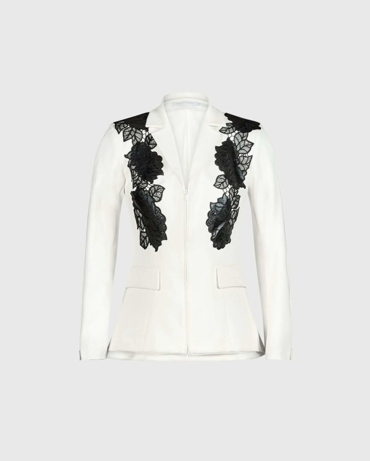 Ready To Wear Anne Fontaine  | Vorra Jacket Black/White