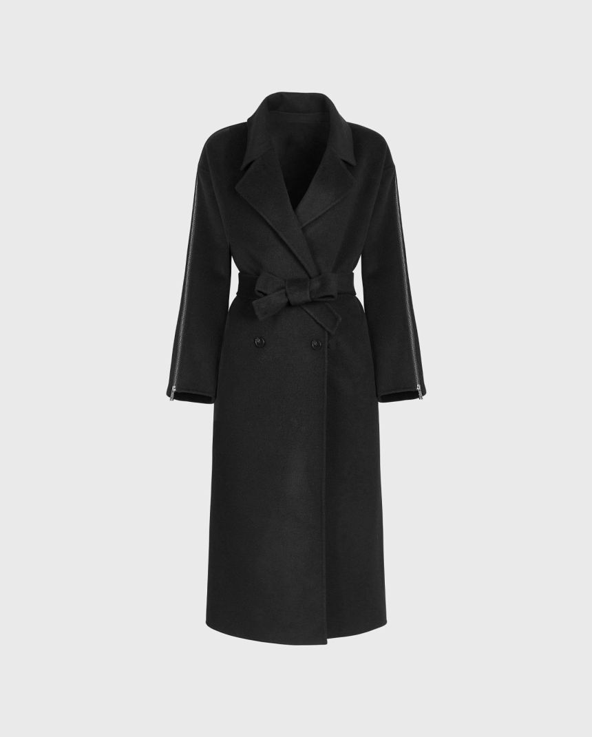 Ready To Wear Anne Fontaine  | Gallery Coat Black